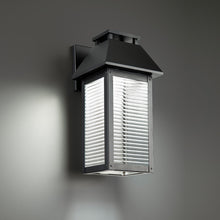 Load image into Gallery viewer, Faulkner Outdoor LED Wall Light in Detail.
