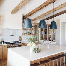 Load image into Gallery viewer, Fett Pendant Light in dining room.
