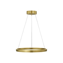Load image into Gallery viewer, Fiama LED Suspension Light in Plated Brass (Small).
