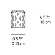 Load image into Gallery viewer, Fiamma LED Ceiling Light - line drawing.
