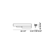 Load image into Gallery viewer, Fields 2 Wall Light - line drawing.
