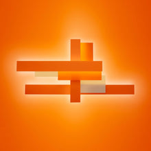 Load image into Gallery viewer, Fields Wall Light in Orange.
