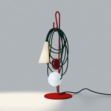 Load image into Gallery viewer, Filo LED Table Lamp in Ruby Jaypure.
