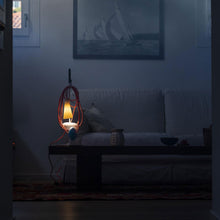 Load image into Gallery viewer, Filo LED Table Lamp in living room.
