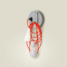 Load image into Gallery viewer, Filo LED Wall Light in Eastern Coral.
