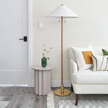 Load image into Gallery viewer, Flare Floor Lamp in living room.

