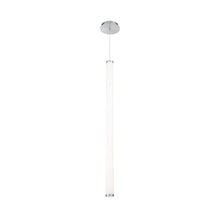 Load image into Gallery viewer, Flare LED Linear Pendant Light in X-Large/Brushed Nickel.

