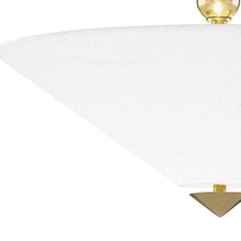 Load image into Gallery viewer, Flare Semi-Flush Mount Ceiling Light in Detail.
