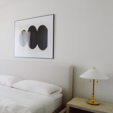 Load image into Gallery viewer, Flare Table Lamp in bedroom.
