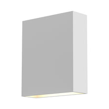 Load image into Gallery viewer, Flat Box™ Up/Down Outdoor LED Wall Light in Textured White.
