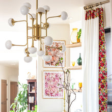 Load image into Gallery viewer, Flemming LED Chandelier in living room.
