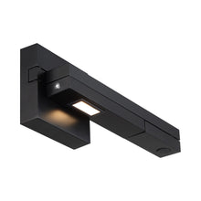Load image into Gallery viewer, Flip LED Swing Arm Wall Light in Black (Right).

