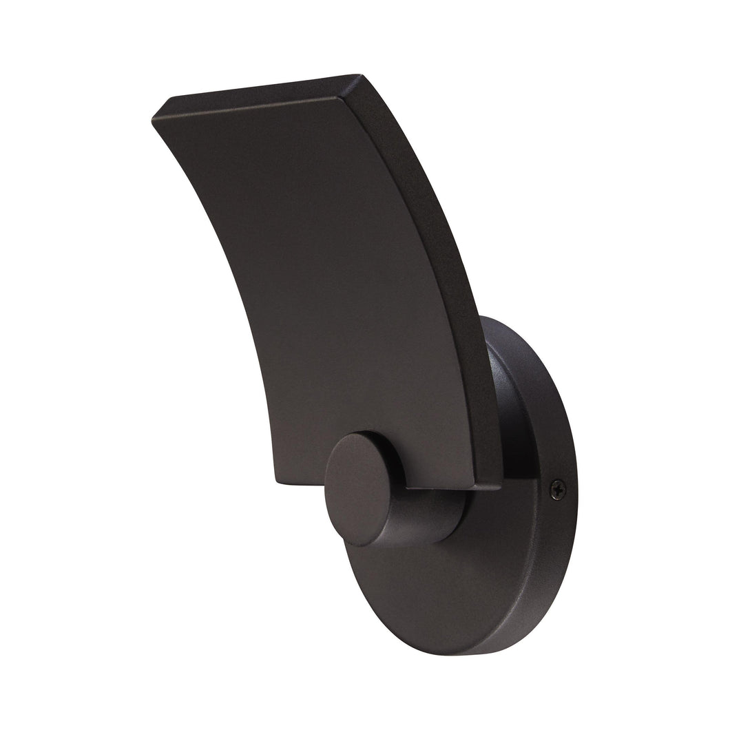 Flipout Outdoor LED Wall Light in Coal/Small.