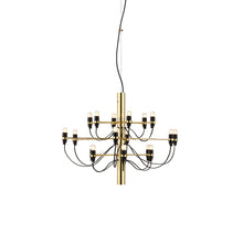 Load image into Gallery viewer, 2097/18 UL LED Chandelier in Brass (18-Light).
