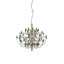 Load image into Gallery viewer, 2097/18 UL LED Chandelier in Brass (50-Light).
