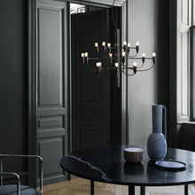 Load image into Gallery viewer, 2097/18 UL LED Chandelier in dining room.
