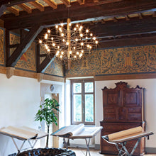 Load image into Gallery viewer, 2097/18 UL LED Chandelier in living room.
