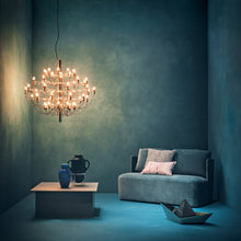 Load image into Gallery viewer, 2097/18 UL LED Chandelier in living room.
