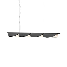 Load image into Gallery viewer, Almendra LED Linear Pendant Light in Anthracite (4-Light).
