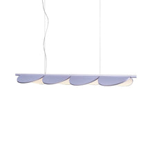 Load image into Gallery viewer, Almendra LED Linear Pendant Light in Lilac Metallized (4-Light).
