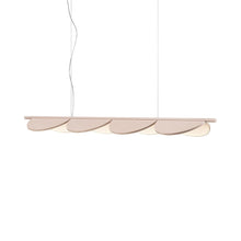 Load image into Gallery viewer, Almendra LED Linear Pendant Light in Nude (4-Light).
