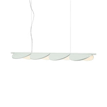 Load image into Gallery viewer, Almendra LED Linear Pendant Light in White (4-Light).
