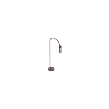 Load image into Gallery viewer, Caule Nest Outdoor LED Bollard in Deep Brown (29.6-Inch).
