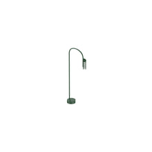 Load image into Gallery viewer, Caule Nest Outdoor LED Bollard in Forest Green (35.5-Inch).
