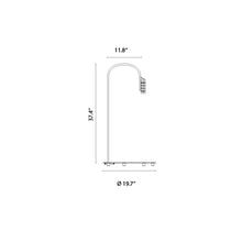 Load image into Gallery viewer, Caule Nest Outdoor LED Floor Lamp - line drawing.
