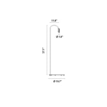 Load image into Gallery viewer, Caule Nest Outdoor LED Floor Lamp - line drawing.
