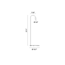 Load image into Gallery viewer, Caule Outdoor LED Floor Lamp - line drawing.
