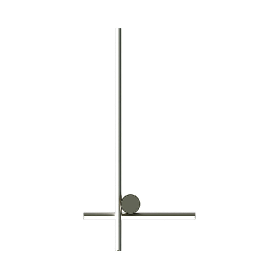 Coordinates Double LED Wall Light in Argent.