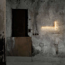 Load image into Gallery viewer, Coordinates Double LED Wall Light in warehouse.
