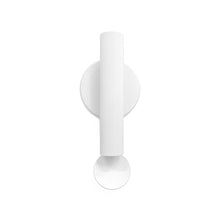 Load image into Gallery viewer, Flauta Riga Outdoor LED Wall Light in Small/White.
