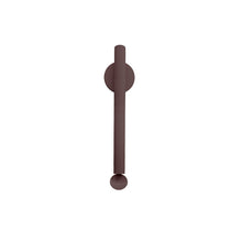 Load image into Gallery viewer, Flauta Riga Outdoor LED Wall Light in Medium/Dark Brown.
