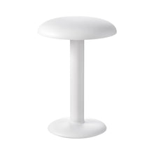 Load image into Gallery viewer, Gustave LED Table Lamp in Matte White.

