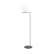 Load image into Gallery viewer, IC Lights Outdoor LED Floor Lamp in Brushed Brass/Grey Lava Stone(Large).

