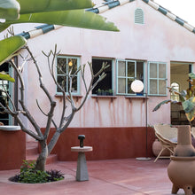 Load image into Gallery viewer, IC Lights Outdoor LED Floor Lamp in Outsite Area.
