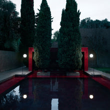 Load image into Gallery viewer, IC Lights Outdoor LED Floor Lamp in Outsite Area.
