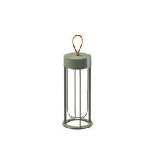 Load image into Gallery viewer, In Vitro LED Unplugged Table Lamp in Pale Green.
