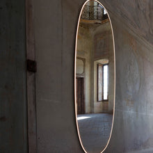 Load image into Gallery viewer, La Plus Belle Wall Mounted LED Mirror In Use

