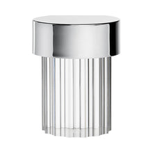 Load image into Gallery viewer, Last Order LED Table Lamp in Stainless Steel/Fluted Base.
