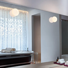 Load image into Gallery viewer, Mini Glo-Ball Ceiling / Wall Light In Use
