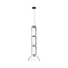 Load image into Gallery viewer, Noctambule Low Cylinder and Bowl LED Pendant Light in 3 Low Cylinders.
