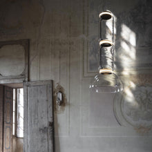 Load image into Gallery viewer, Noctambule Low Cylinder and Bowl LED Pendant Light in Detail.
