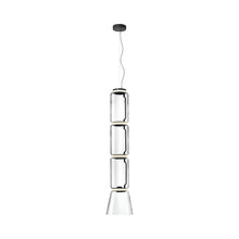 Load image into Gallery viewer, Noctambule Low Cylinder and Cone LED Pendant Light in 3 Low Cylinders.
