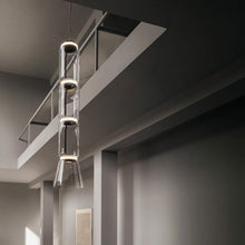 Load image into Gallery viewer, Noctambule Low Cylinder and Cone LED Pendant Light in Detail.
