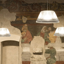 Load image into Gallery viewer, Romeo Moon S Pendant Light Illuminated
