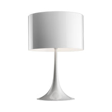 Load image into Gallery viewer, Spun Light T Table Lamp in Shiny White(Large).
