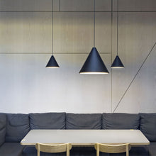 Load image into Gallery viewer, String Light Cone LED Pendant Light Grouping
